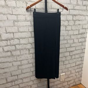 Aritzia Wilfred Long Black Pencil Skirt New 32” inch length